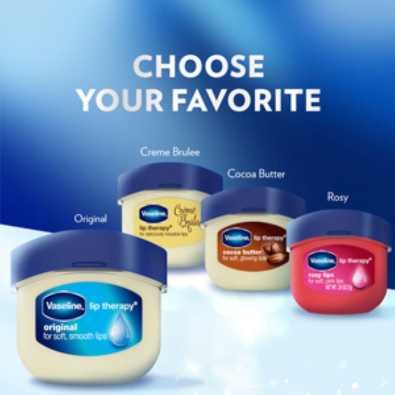 Vaseline Lip Therapy Lip Balm Mini, Rosy, 0.25 oz