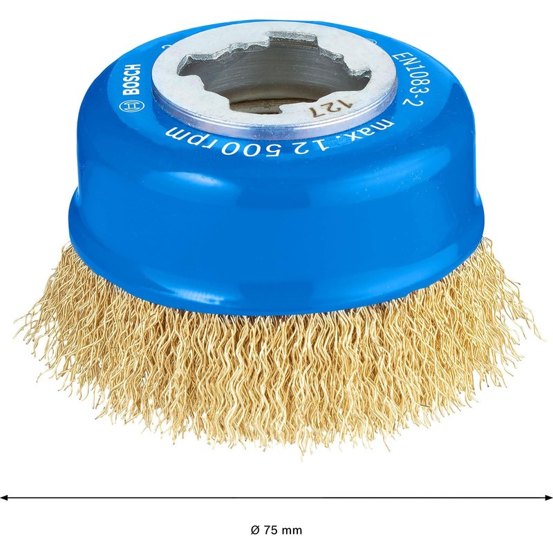 Bosch Professional 1 x Wavy Cup Brush Clean (for Metal,