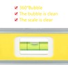 DOWELL 9 Inch Magnetic Box Level Torpedo Level,3 Different Bubbles/45°/90°/180°Measuring