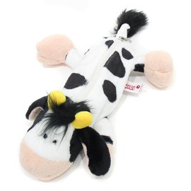 NICI Cow Figure case, Animal Figure Bag, Dog Plush, Ladies Cosmetic Bag