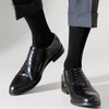 YUEDGE Men's Business Socks, Deodorizing, Bamboo Fiber, Antibacterial, Men's Socks,