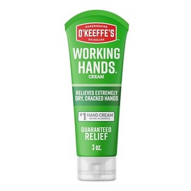 O'Keeffe's Working Hands - Crema de manos para sequedad extrema - tubo de viaje de 3 oz (1 unidad) - Cuidado reparador de la piel para manos agrietada