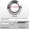 RP Remarkable Power, Exhaust Tip 4" Inlet 7" Outlet 18"