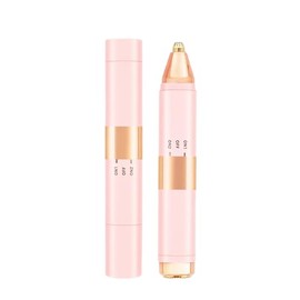 2-in-1 Dual Head Eyebrow Trimmer & Flawless Facial Hair Removal for Women, Painless & Gentle Facial Hair Remover for Brows, Chin, Upper Lip, Cheeks, Type-C Charging for Women