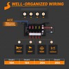 SS VISION 4 Gang Wireless Switch Panel, 12V 60A Auxiliary