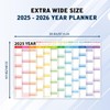 FindFunFine Large Wall Planner Planner 2025-2026 Year Planner Office, University,