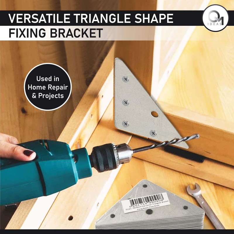 OMIdeas 15 x Corner Bracket (70 x 70 x 1.5)