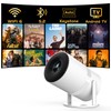 GKLPO Built-in Apps Projector 4K with WiFi 6 and Bluetooth,