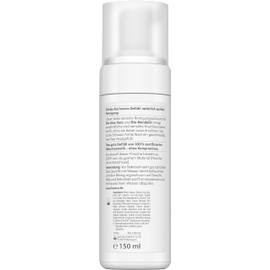 lavera Basis Sensitiv Cleansing Foam, Natural Cosmetics, Vegan, Organic Aloe Vera and Organic Almond Oil, Facial Cleansing, Natural Cleansing Formula, 1 x 150 ml