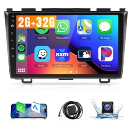 Android Car Stereo for Honda CRV 2007-2011 Wireless CarPlay Android Auto,9 Inch Touch Screen Blutooth Car Radio GPS Navigation WiFi Backup Camera FM SWC