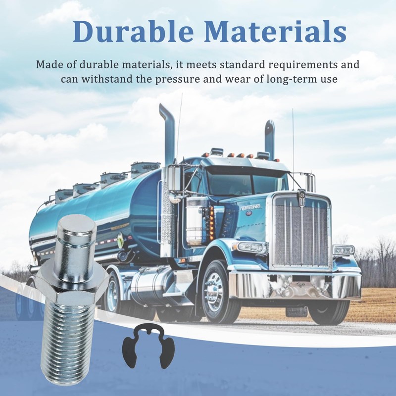 for Peterbilt 379 Cable Stud Bolt with Retaining Ring Compatible