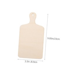 Ciieeo 6Pcs Mini Wooden Craft Boards for DIY Graffiti Safe Smooth Surface for Creative Activities and Home Supplies for Childrens Art Projects