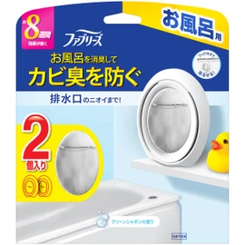 Febreze Bath Deodorizer, Clean Soap Scent, 2.8 fl oz (7.3 ml) x 2 Packs