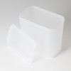 MUJI MDB69A8A Powder Storage Container, Translucent, 0.3 gal (1.5 L)