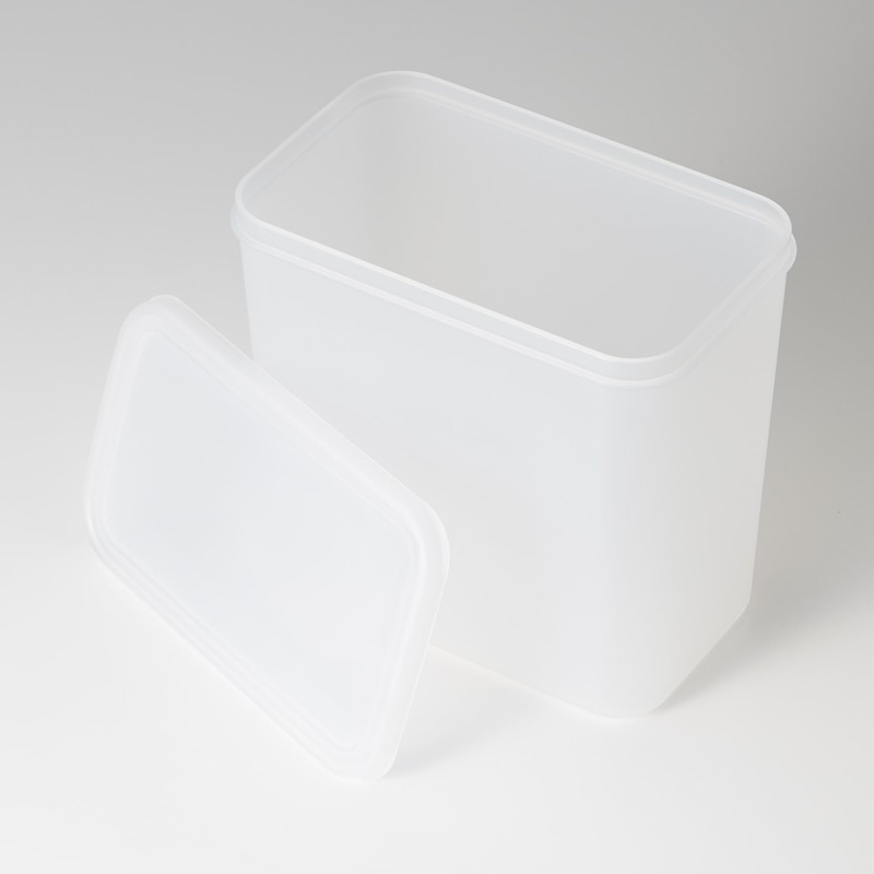 MUJI MDB69A8A Powder Storage Container, Translucent, 0.3 gal (1.5 L)