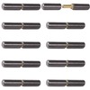 10 PCS Weldable Barrel Hinges, 2-1/4 in Weld On Door