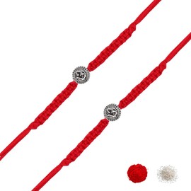 I Jewels Design Rakhi With Rakshabandhan Card for Men/Bro/Brother (Style 2)