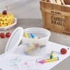 Jaluxing 16 oz. Plastic Deli Containers With Lids, 48 Sets