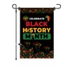 Celebrate Black History Month Garden Flag 12x18 Inch Double Sided