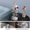 NiHome Clear Acrylic Rotating Eyeglass Display Stand for 10 Pairs,