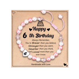 6 Year Old Gifts for Girls Birthday Presents Kawaii Bracelets Cool Teenage Girls Gifts for Daughter Sister Friends Granddaughter Niece 6th Birthday Decorations Girl Top Cute Gifts