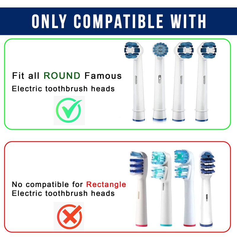 ibrush 4 Pack Protective Cover Cap Compatible with Oral B