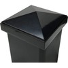 Decorex Hardware 4" x 4" Aluminum Pyramid Post Cap for