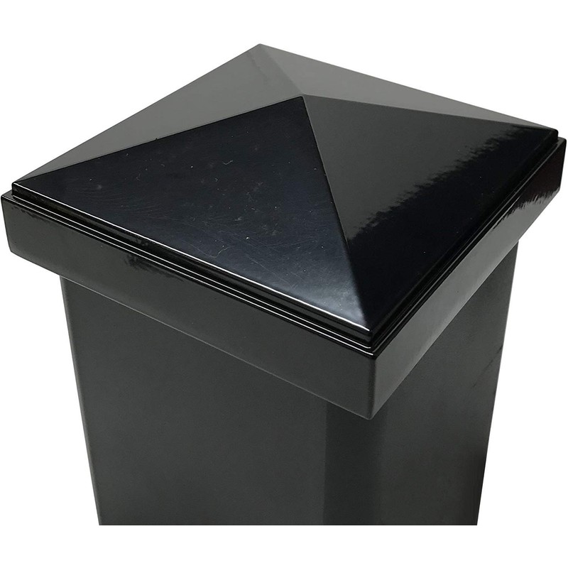 Decorex Hardware 4" x 4" Aluminum Pyramid Post Cap for