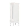 1:12 Doll House Miniature Cabinet Wooden Simulation White Arc Roof