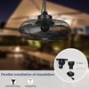 Ofenrd Outdoor Ceiling Fan with Remote & APP Control, IP44