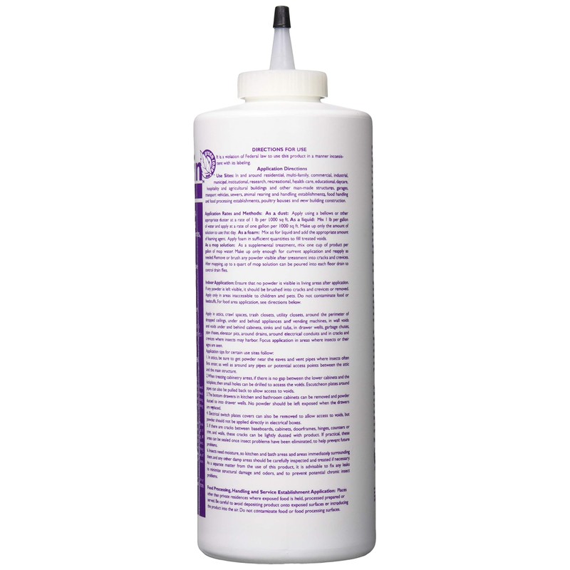 Rockwell Labs BAIP001 BorActin Insect Dust Insecticide, 1 lb, White