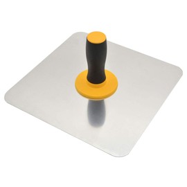 ESreake Aluminium Plastering Hawk with Soft Grip Handle, Plaster Mortar Board Holder Finishing Plastering Tool for Cement, Mortar, Drywall (11.8"x11.8")