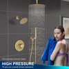 ZYGOLVQ Three Function Shower Valve with Trim Kit, Adjustable Water