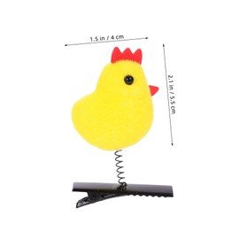 OATIPHO 12pcs Cute Chicken Hair Clips for Women and Fun Hair Accessories for Ponytails Buns and Braids Non Slip Spring Clip Design for Parties and Everyday Use
