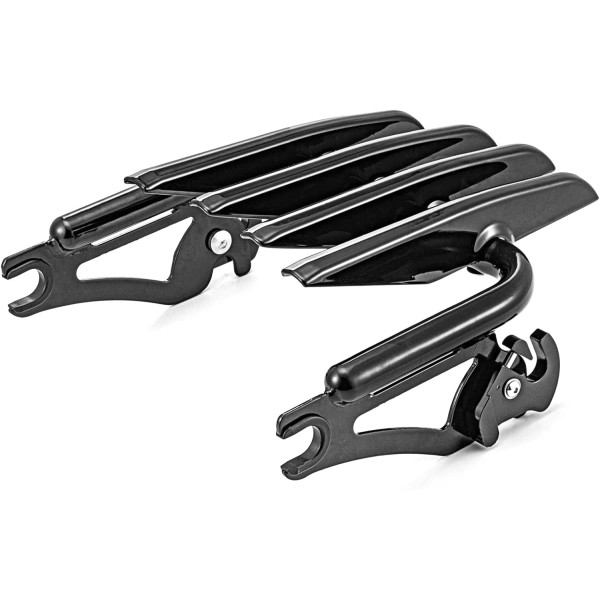 Does not apply Gloss Black Luggage Rack Stealth Style Detachable
