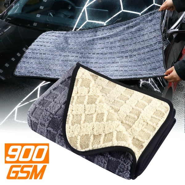 ALL4DETAIL Microfiber Car Wash Drying Towel Dialed Water Drying Towel