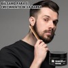 Bálsamo para Barba Cuidado de Barba y Suavidad para Hombre，Cuidado