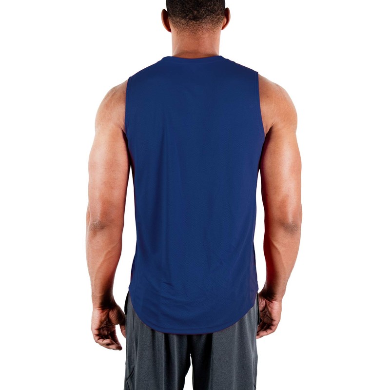 DEVOPS 3 Pack Men's Muscle Shirts Sleeveless Dry Fit Gym