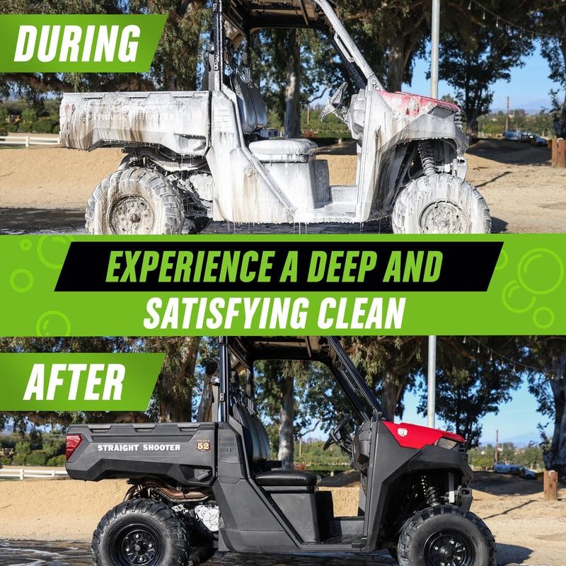 GreenGlow Powersports Wash Cleaning Spray Detergent Household Soap