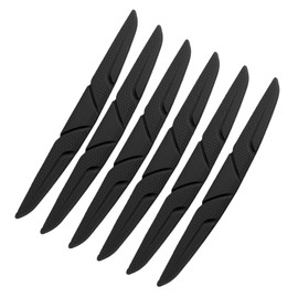 TNSRAY Car Door Edge Protection, Pack of 6 High-Quality Door Edge Protection, Door Edge Protection, Car Black Rubber Door Edge Protector, Door Edge Protection Sticker, Door Edge Protection for Car