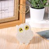 TUMBEELLUWA Owl Statue Table Number Holders for Centerpiece, Crystal Animal