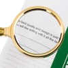 Multibao 60mm Handheld Magnifier, Wooden Handle 15x Magnifying Glass for