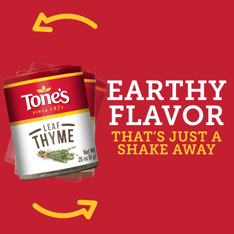 Tone's Thyme Leaf, 0.10 Ounce