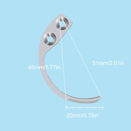 QEEROYO 2 x Anti-theft Hook Detacher, Anti-theft Hook, Portable Detacher Hooks, Bottle Opener for Hand Pen, Mini Hook Detacher, Portable Security Detacher