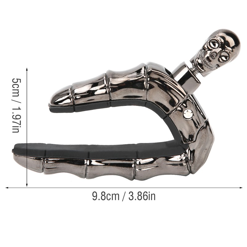 Skull Guitar Capo Adjustable Tightness Accessories Parts for Folk Acoustic