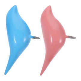 Mobestech 2pcs Resin Bird Coat Hook Decorative Wall Hanger for Clothes and Hats Stylish Storage for Bedroom Living Room Dorm Sturdy and Easy to Clean