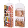 Gift Wrapping paper organizer storage for Gift Bag Holder White