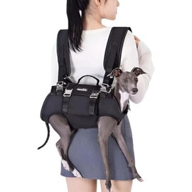 강아지 리프트 하네스 외출 개 Dog Care Harness, Small Dog Pet Sling, Bag, Dog Lift Harness, Carrying Strap, Horizontal Full Body Dog Bag, Breathable, Front Legs, Back Legs Assistance, Adjustable, Disaster Prevention Strap, S / 강아지 리프트 하네스 외출 개 犬介護ハーネス 小型犬 ペットスリング バッグ 犬用リフトハーネス 抱っこ紐 横型全身犬用バック 通気性 前足 後ろ足 補助 調節可能 飛び出し防止防災 ストラッ, S