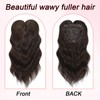 Hair Toppers for Women 14 Inch Curly Wavy Wispy Clip