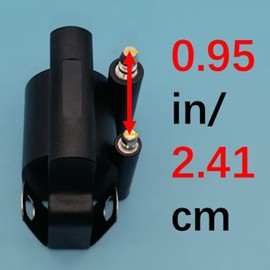 Tuzliufi Bobina de encendido compatible con Johnson Evinrude 2 Tower 1 2 3 4 6 8 Cilindro 3.3HP 1HP 4HP 25HP 60HP 65HP 75HP 140HP 150HP 250HP 300HP 1985-1998 1999 2000 2001 2002 2003 2004 2005 582508 Z118